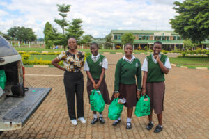 TIH Care Pack Deliveries to Secondary School scholarships receipients.